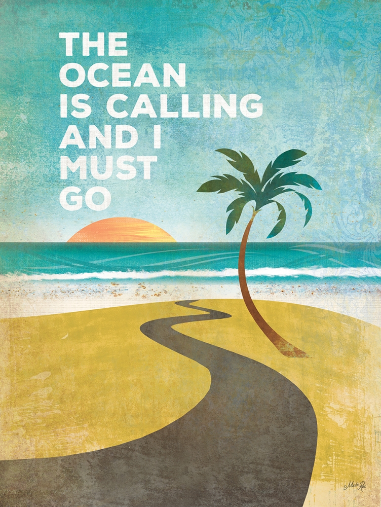 The Ocean is Calling art print by Marla Rae for $57.95 CAD