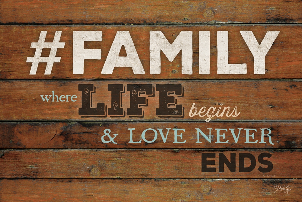 FAMILY - Where Life Begins art print by Marla Rae for $57.95 CAD