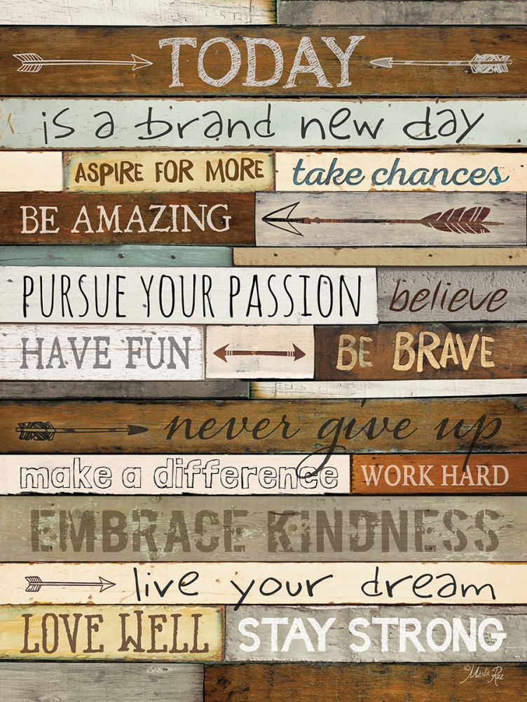 Today is a Brand New Day art print by Marla Rae for $57.95 CAD