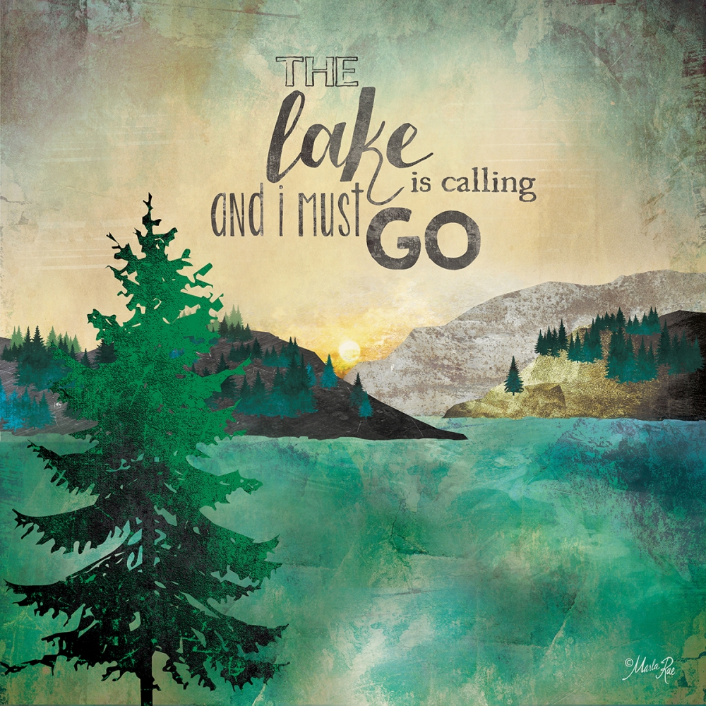 The Lake is Calling art print by Marla Rae for $57.95 CAD
