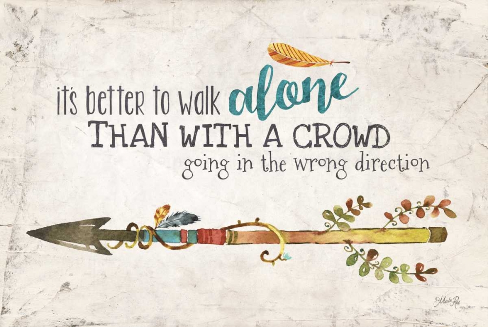 The Wrong Direction art print by Marla Rae for $57.95 CAD