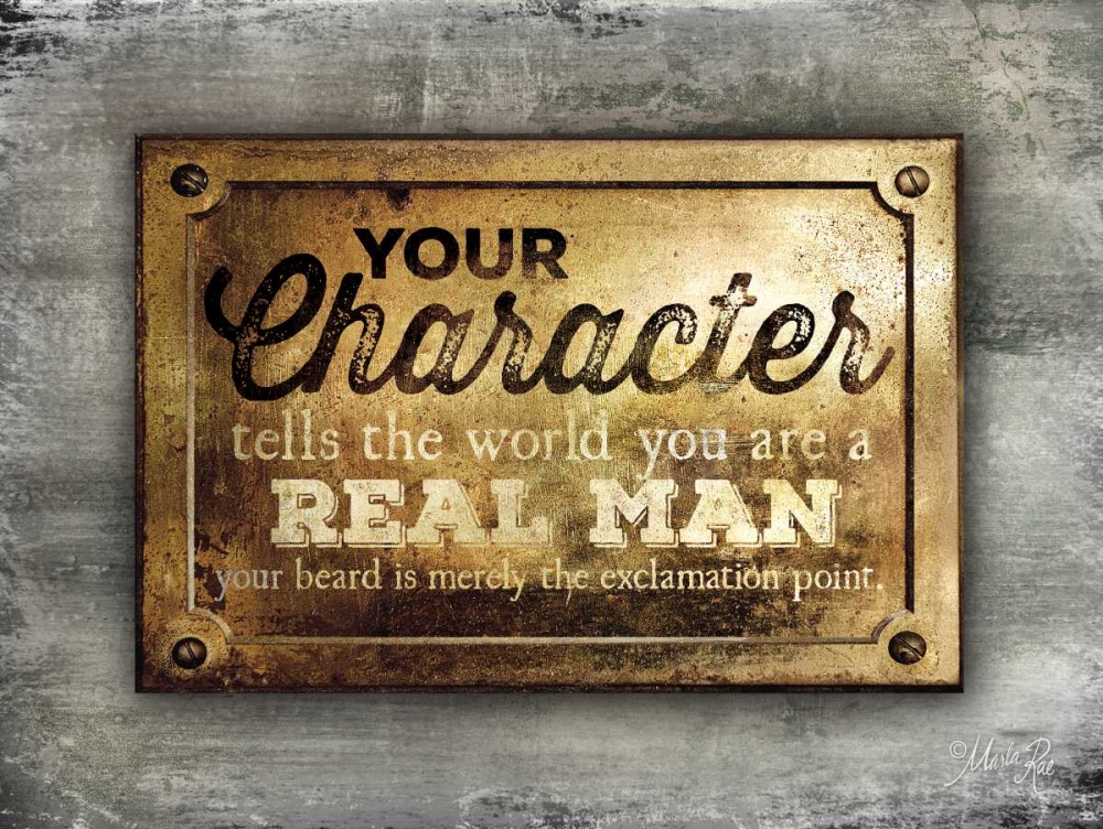 A Real Man art print by Marla Rae for $57.95 CAD