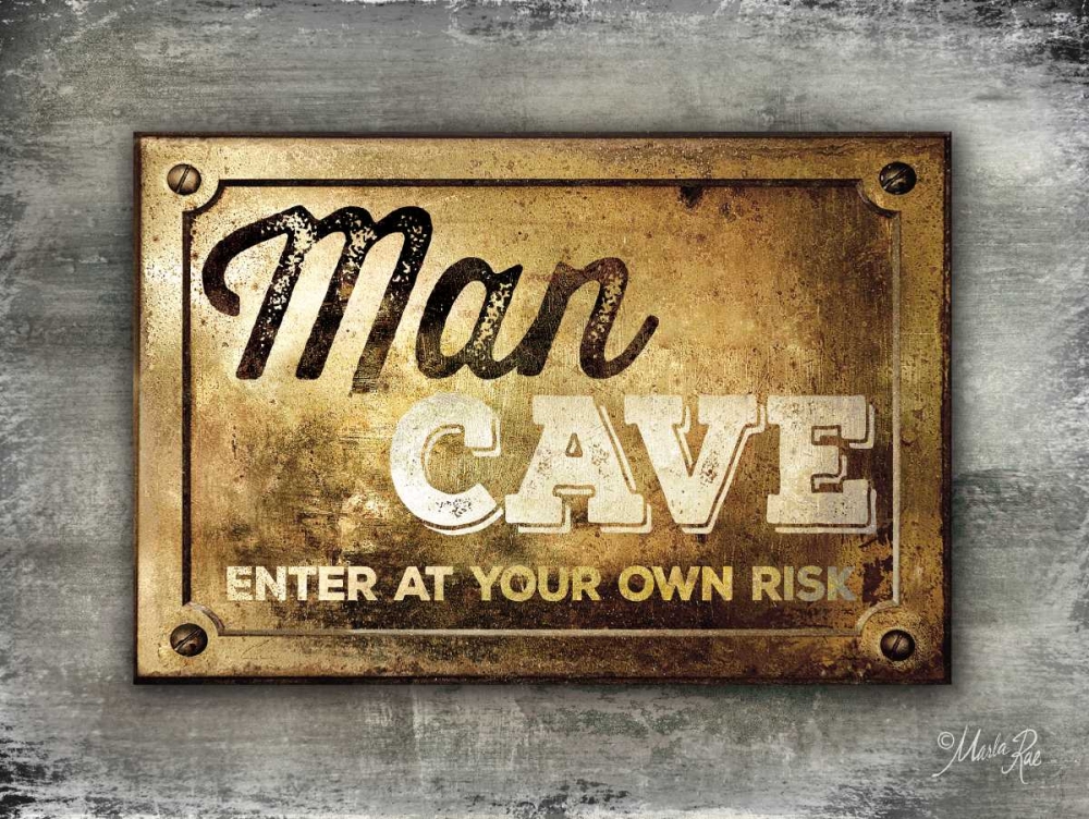 Man Cave art print by Marla Rae for $57.95 CAD