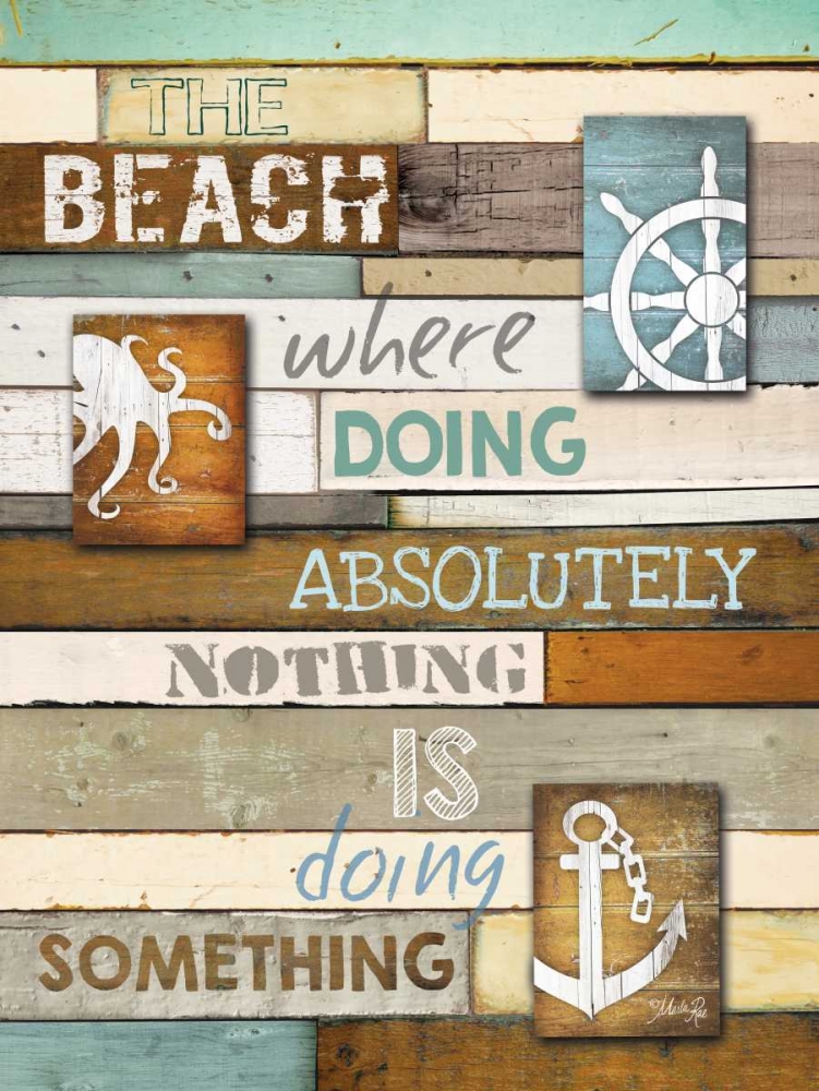 The Beach art print by Marla Rae for $57.95 CAD