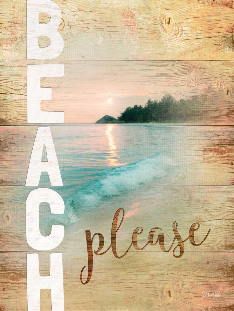 Beach Please art print by Marla Rae for $57.95 CAD