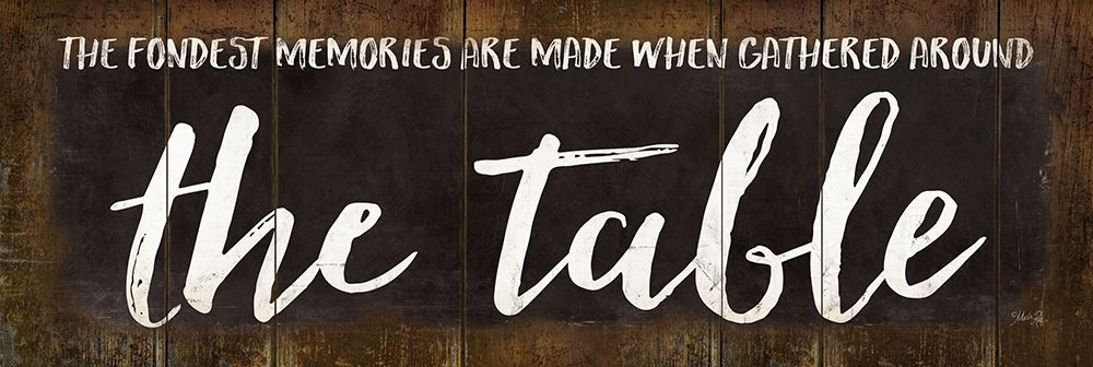 The Table art print by Marla Rae for $57.95 CAD