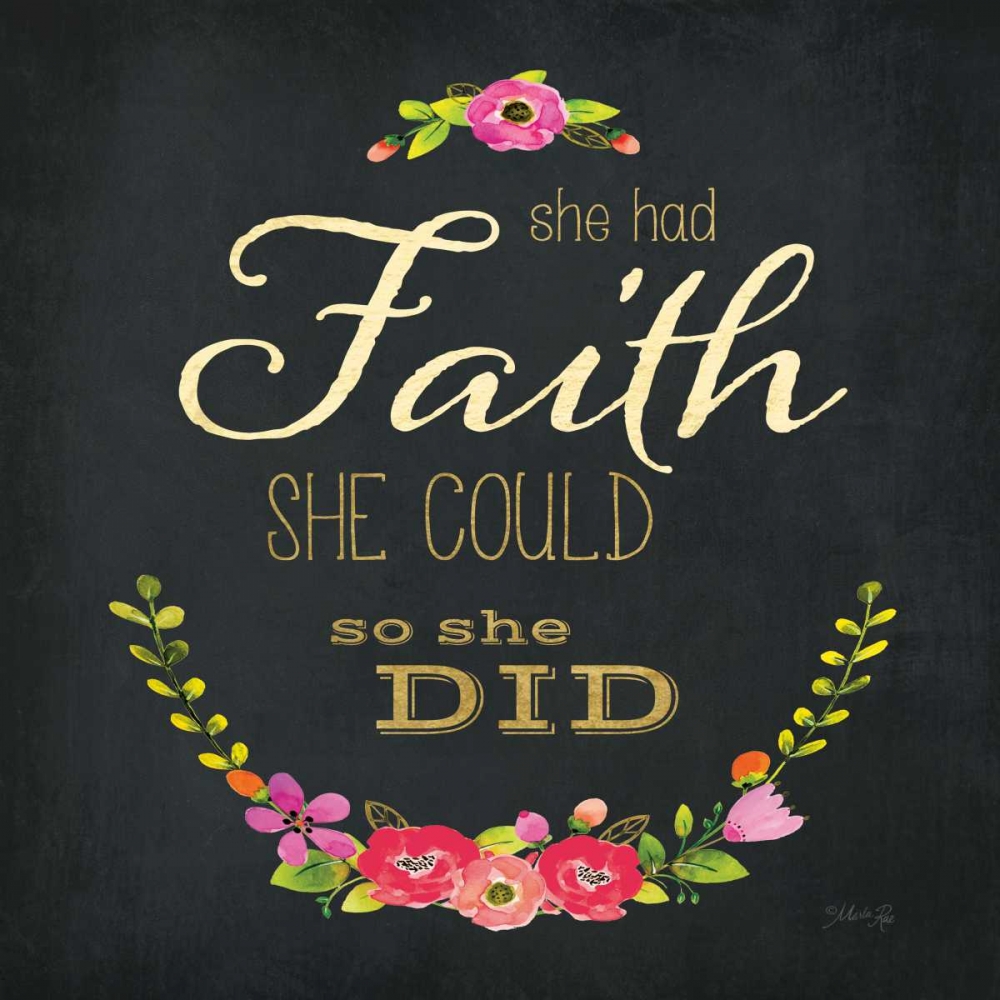 She Had Faith art print by Marla Rae for $57.95 CAD