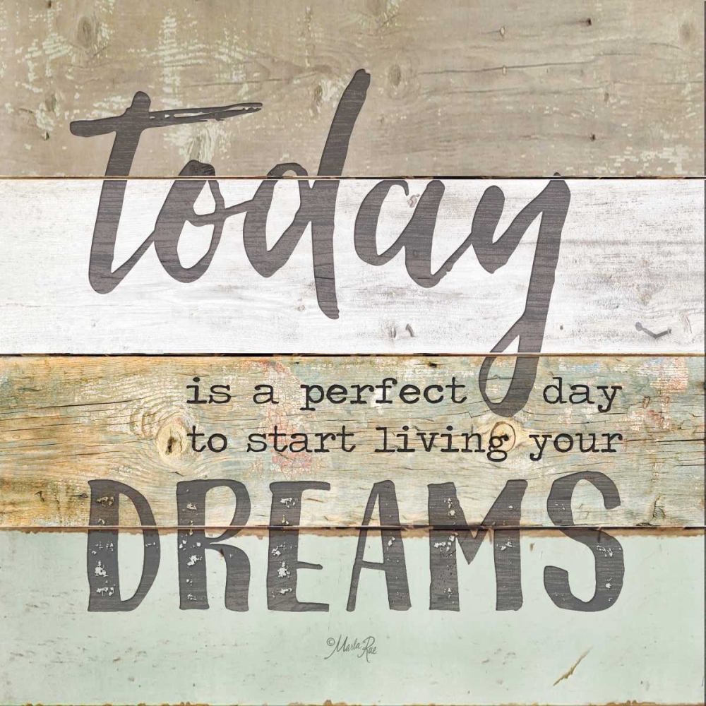 Live Your Dreams art print by Marla Rae for $57.95 CAD