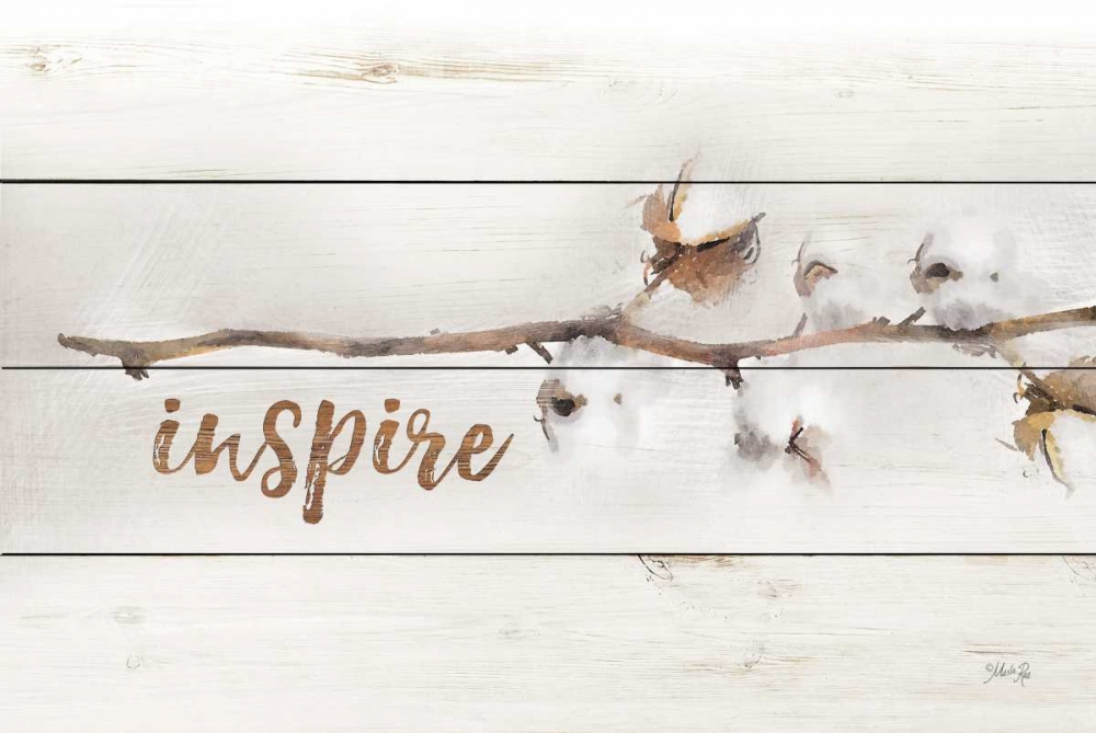 Cotton Stems - Inspire art print by Marla Rae for $57.95 CAD