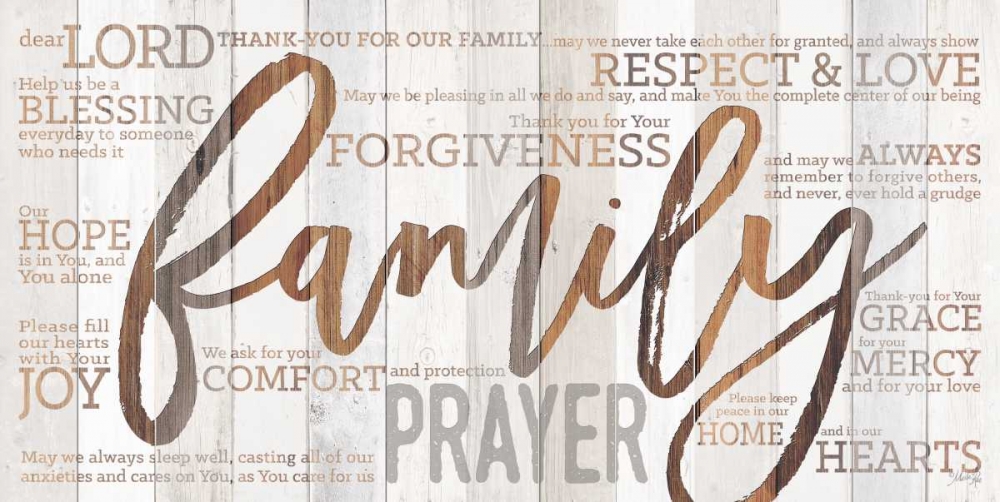 Family Prayer art print by Marla Rae for $57.95 CAD