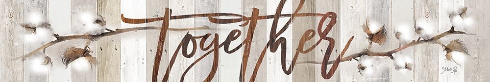 Cotton Stems - Together art print by Marla Rae for $57.95 CAD