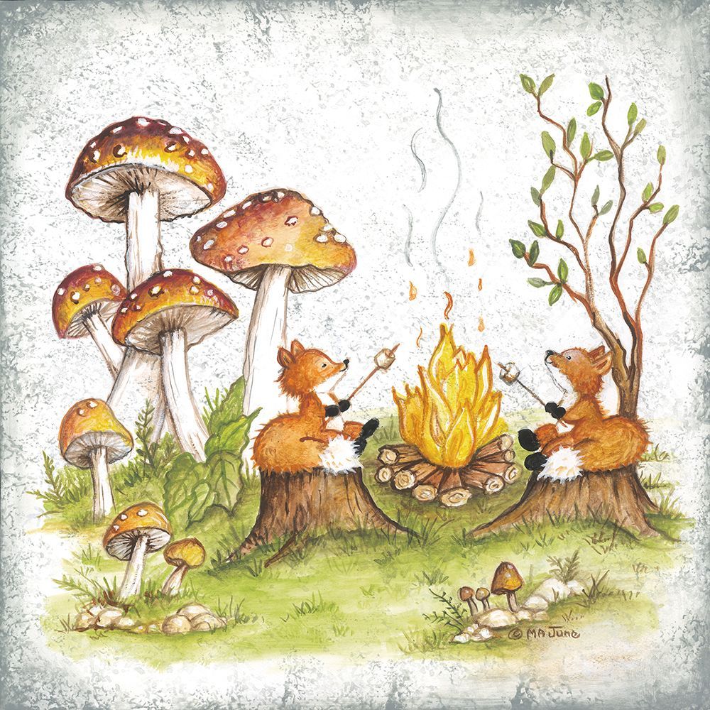 Roasting Marshmallows art print by Mary Ann June for $57.95 CAD