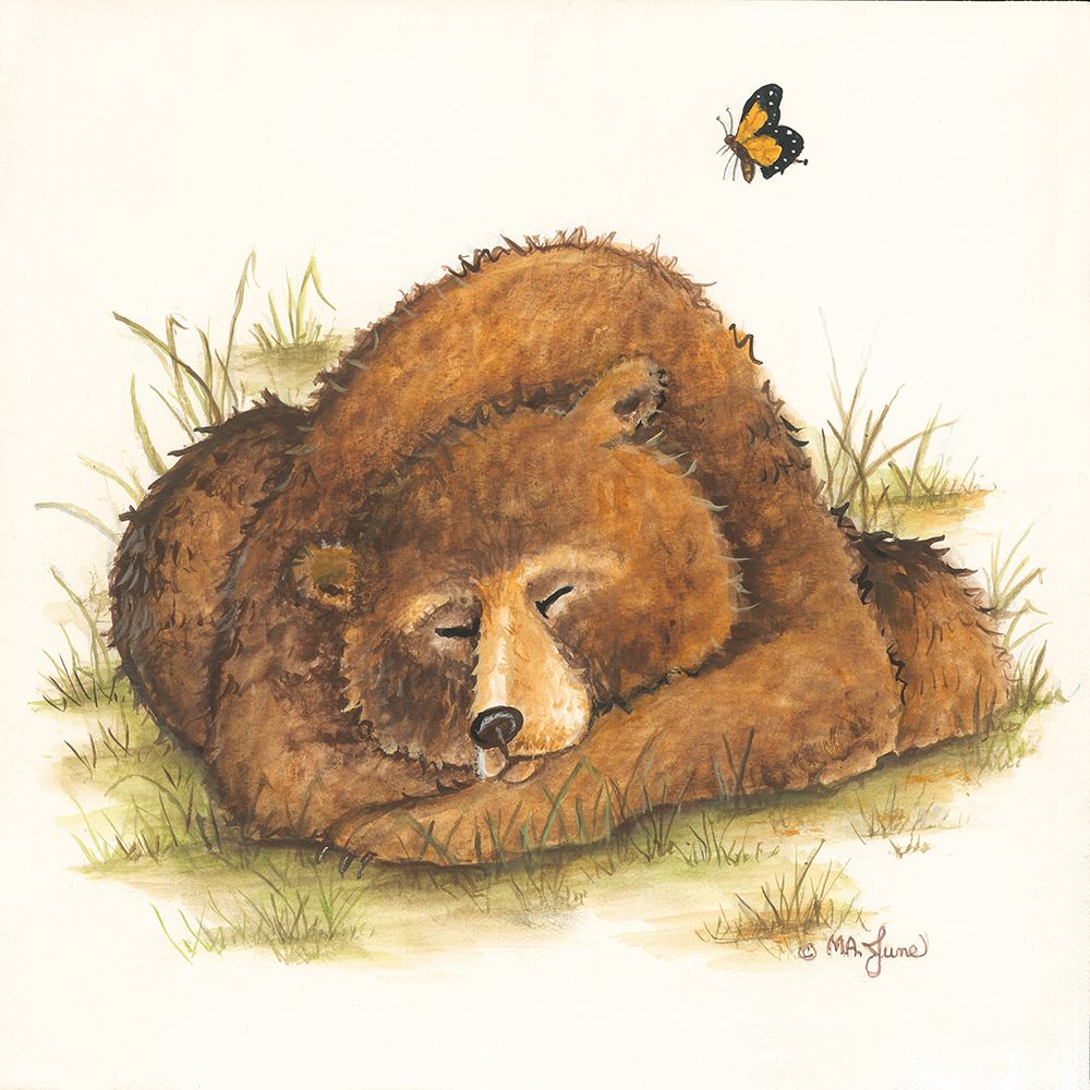 The Bear and the Butterfly art print by Mary Ann June for $57.95 CAD