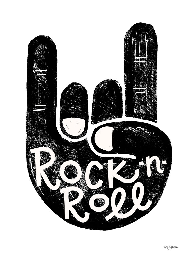 Rock-N-Roll art print by Molly Mattin for $57.95 CAD