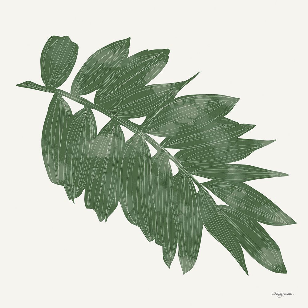 Tropical Banana Leaf art print by Molly Mattin for $57.95 CAD