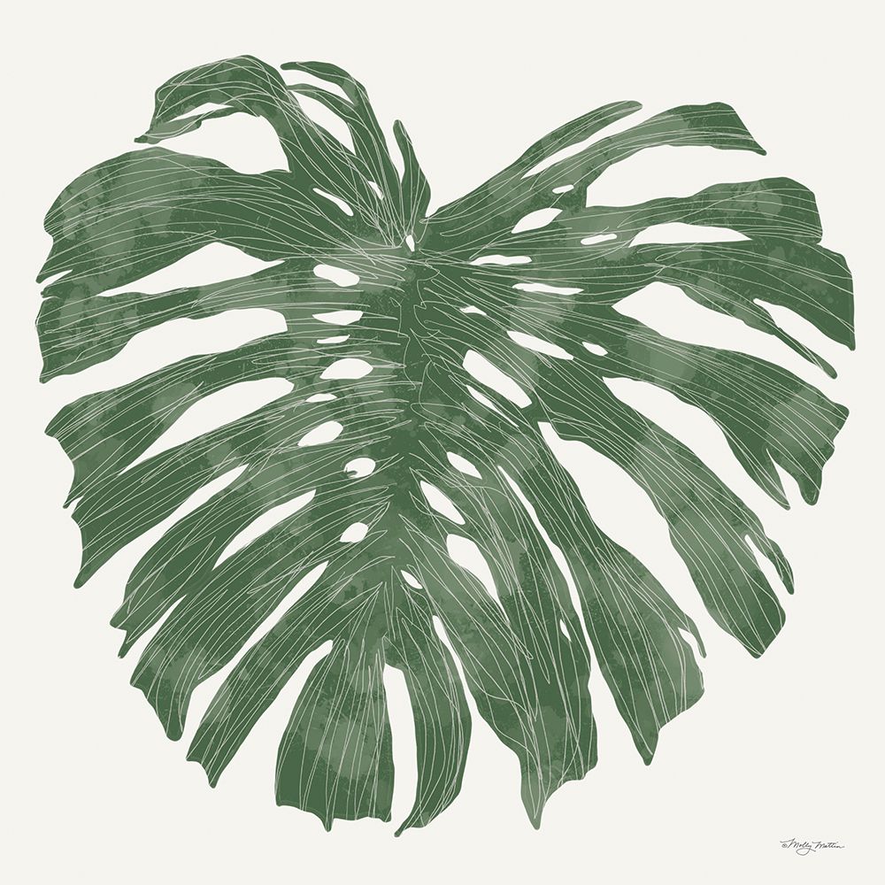Tropical Philodendron art print by Molly Mattin for $57.95 CAD
