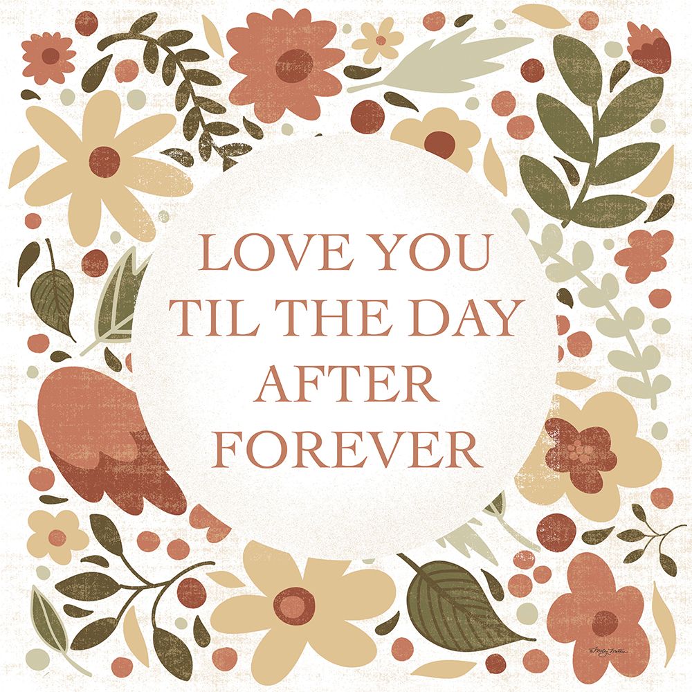 Love You art print by Molly Mattin for $57.95 CAD