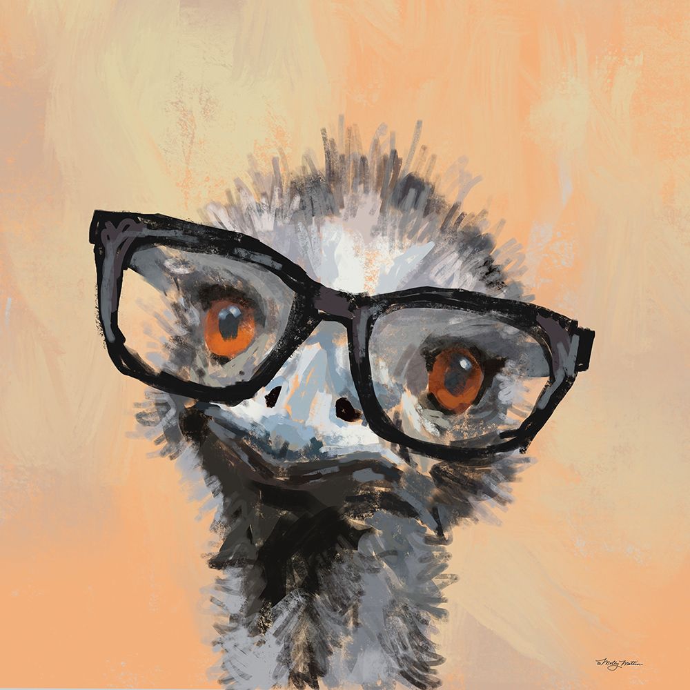 Eccentric Emu art print by Molly Mattin for $57.95 CAD