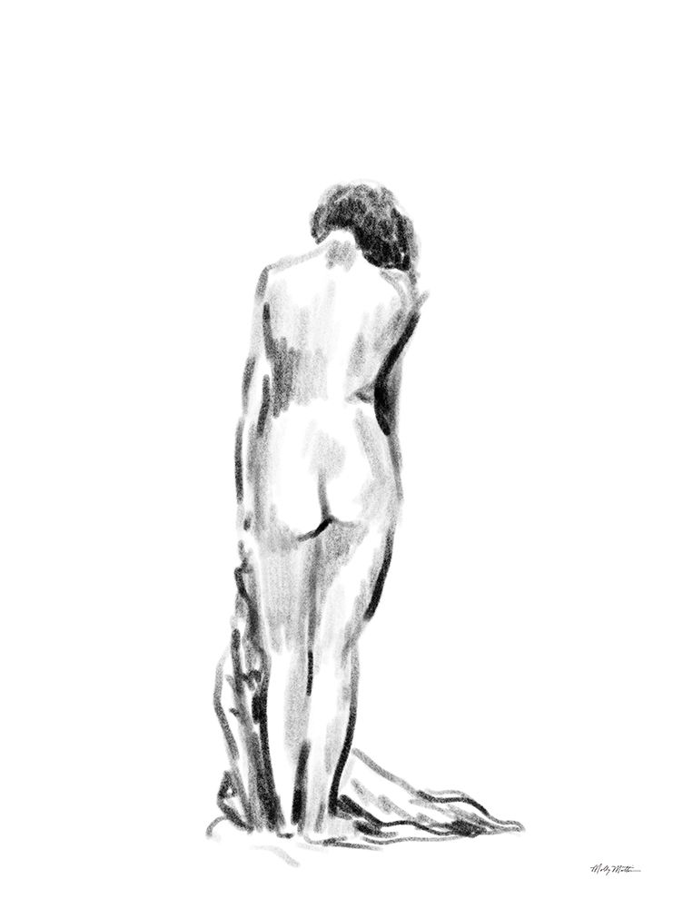 Standing Nude art print by Molly Mattin for $57.95 CAD