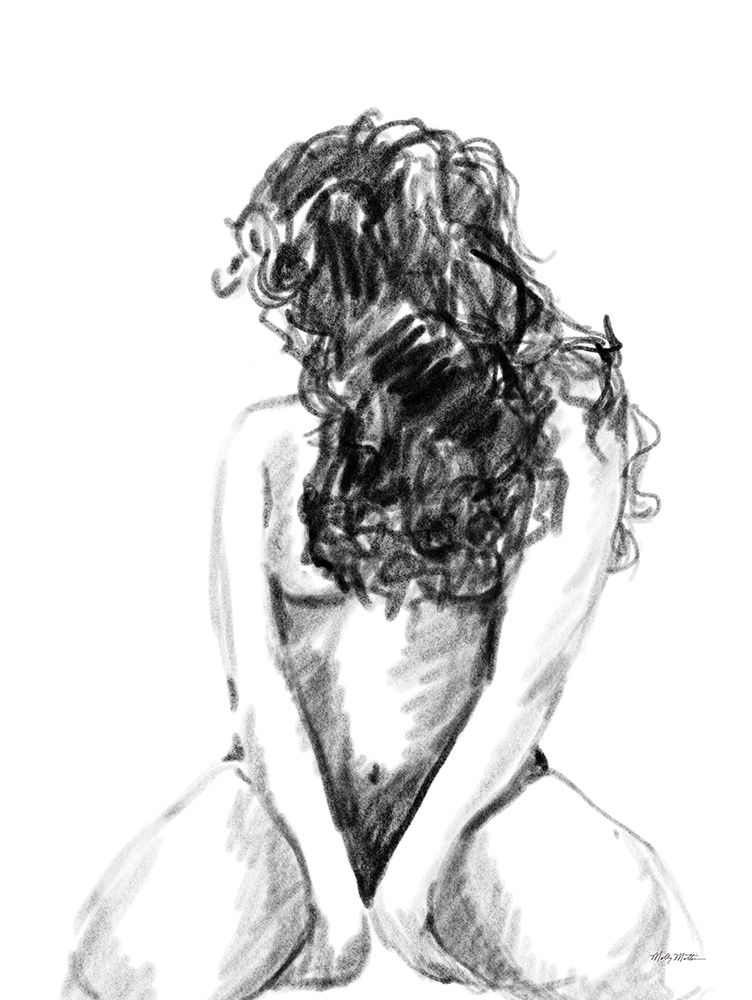 Seated Nude art print by Molly Mattin for $57.95 CAD
