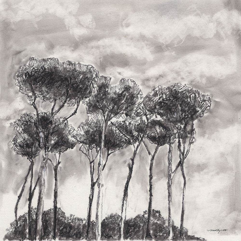 Sky Trees art print by Molly Mattin for $57.95 CAD