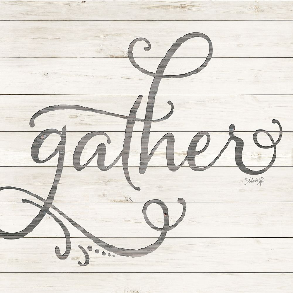 Simple Words - Gather art print by Marla Rae for $57.95 CAD
