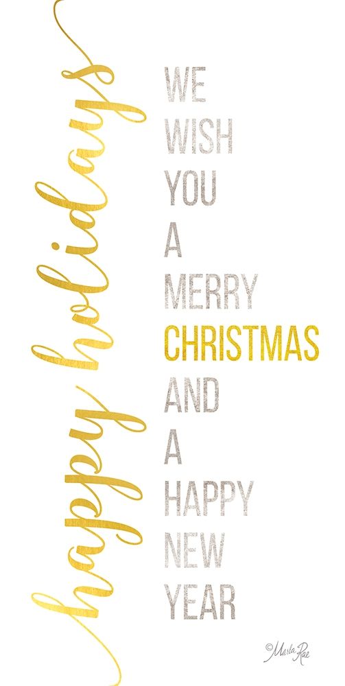 Happy Holidays art print by Marla Rae for $57.95 CAD