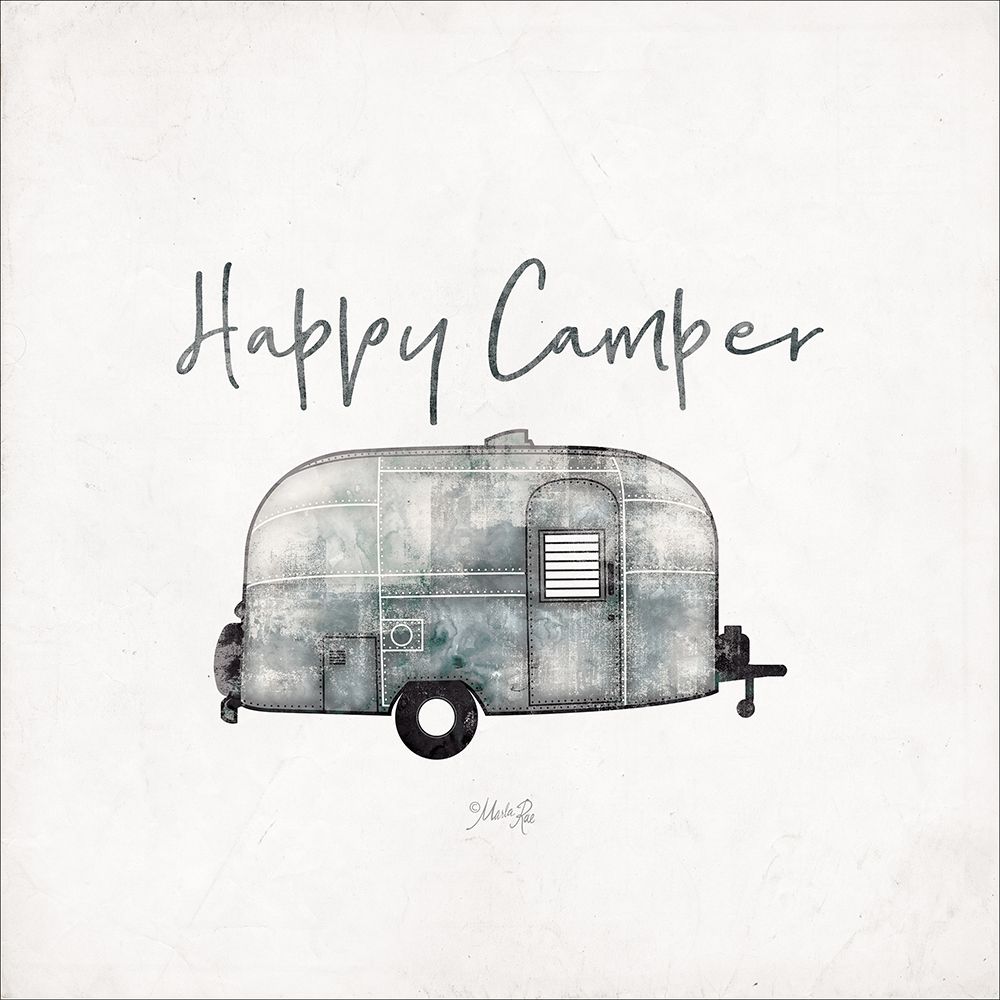 Happy Camper art print by Marla Rae for $57.95 CAD