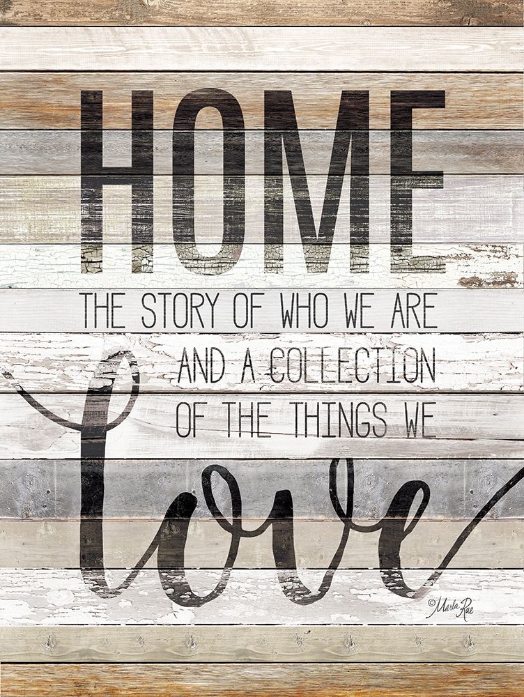 Home Story art print by Marla Rae for $57.95 CAD