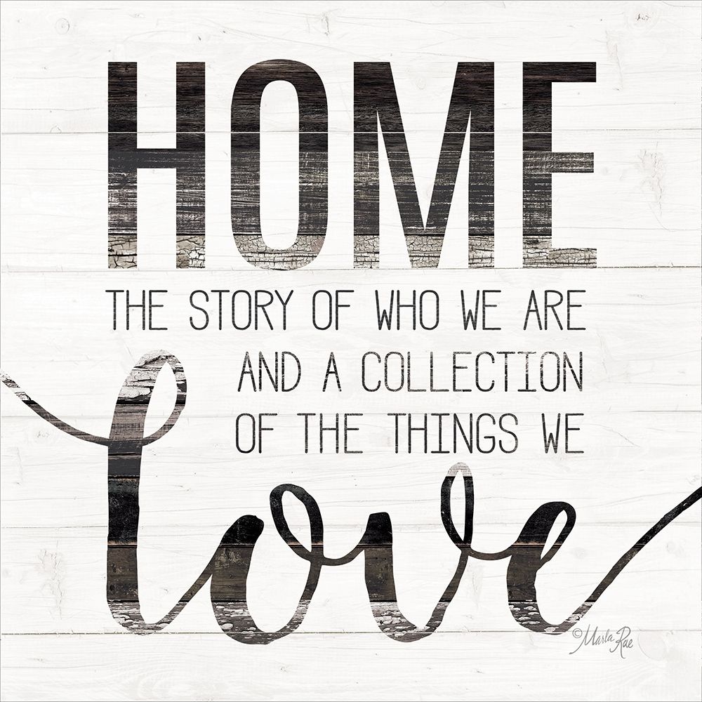 Home Story art print by Marla Rae for $57.95 CAD
