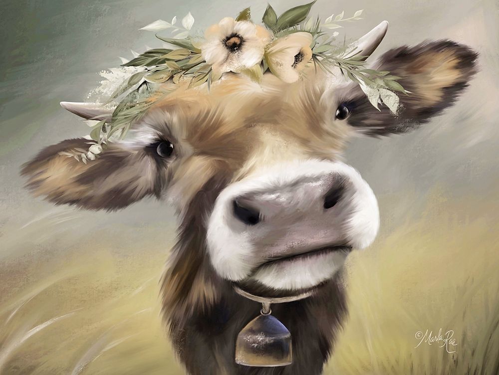Moomoo art print by Marla Rae for $57.95 CAD