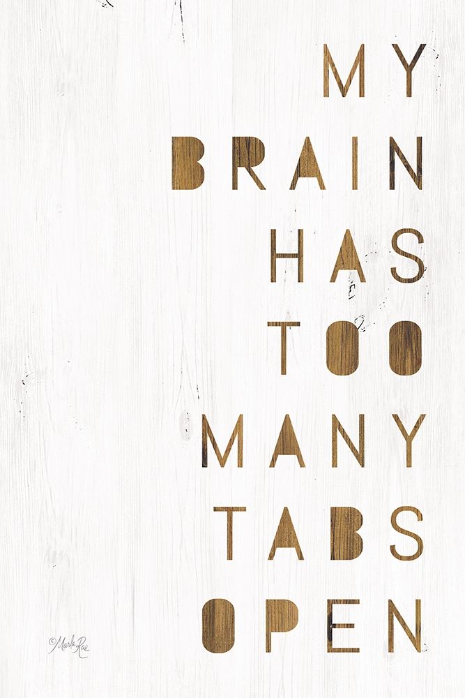 My Brain art print by Marla Rae for $57.95 CAD