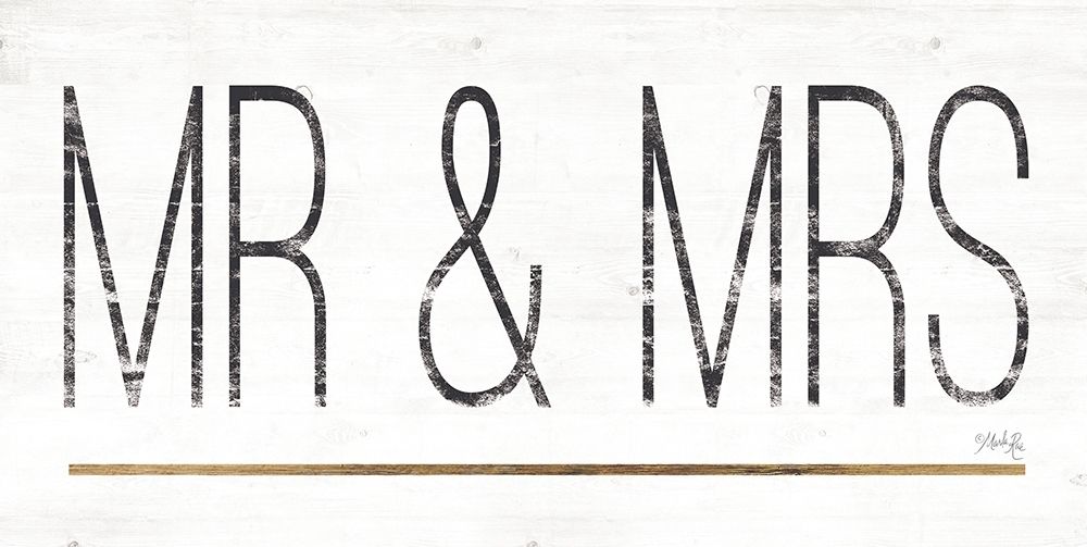 Mr and Mrs II art print by Maria Rae for $57.95 CAD
