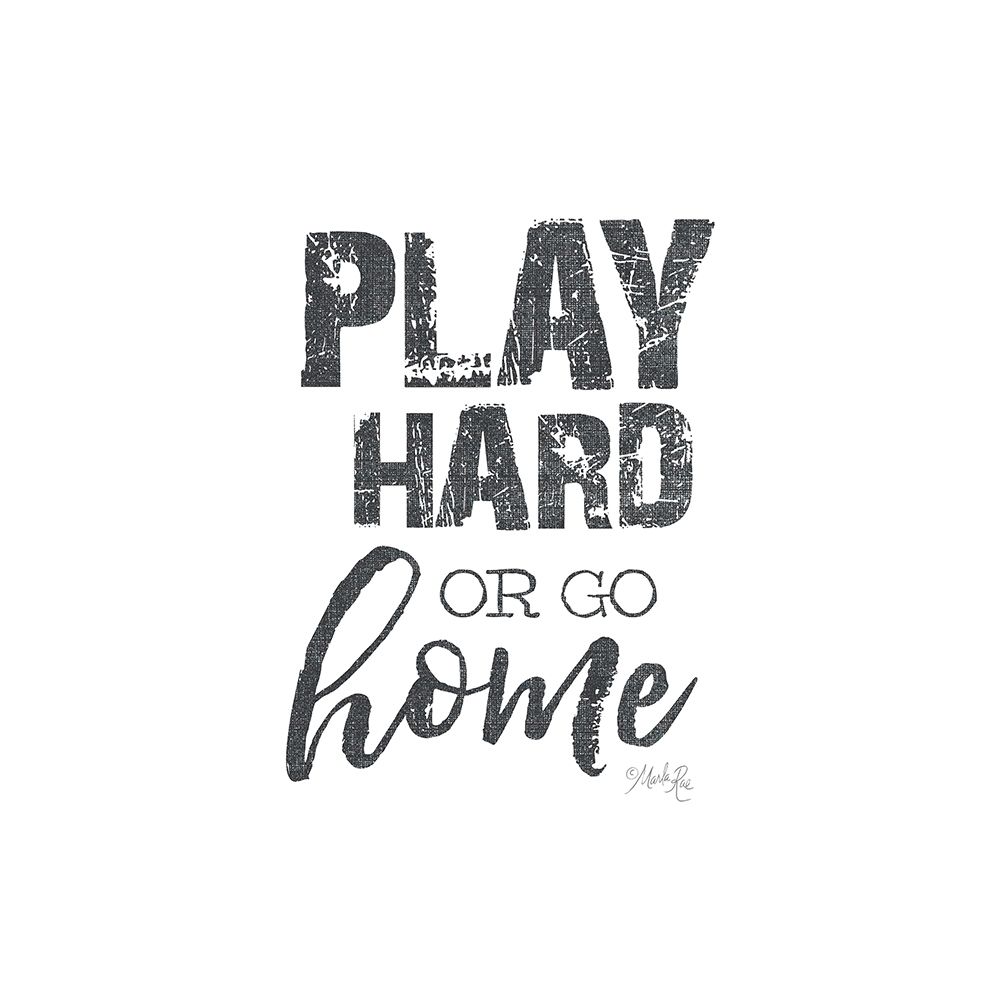 Play Hard art print by Marla Rae for $57.95 CAD