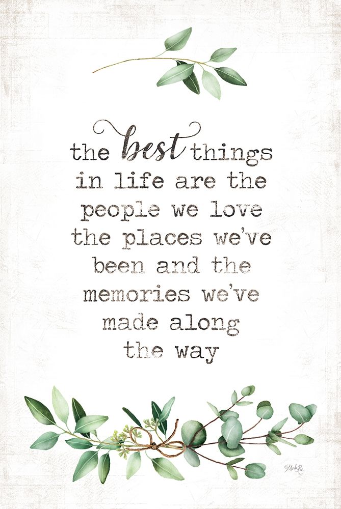 The Best Things art print by Marla Rae for $57.95 CAD