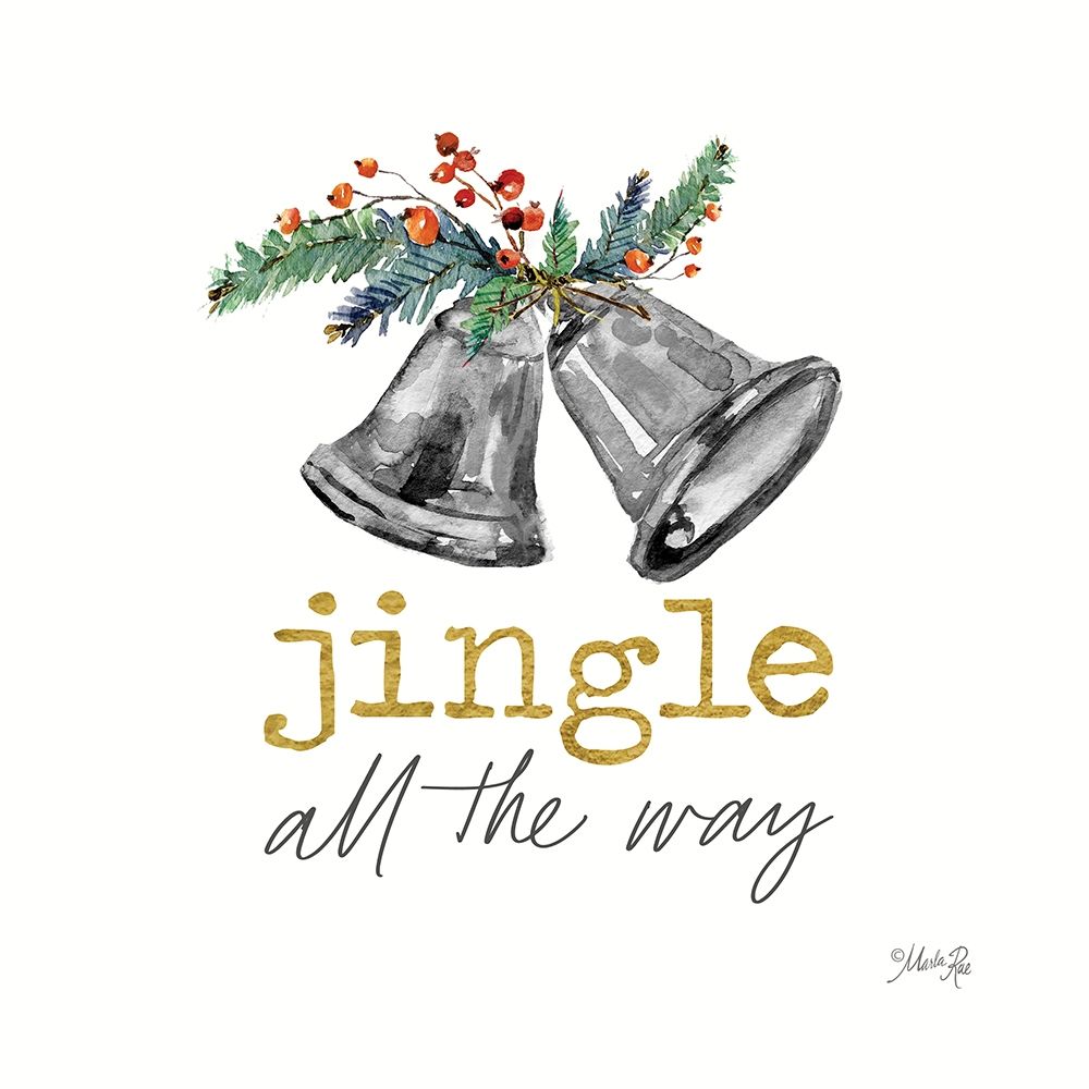 Jingle All the Way art print by Marla Rae for $57.95 CAD