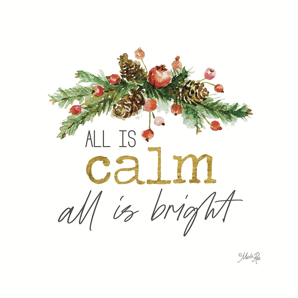 All is Calm art print by Marla Rae for $57.95 CAD