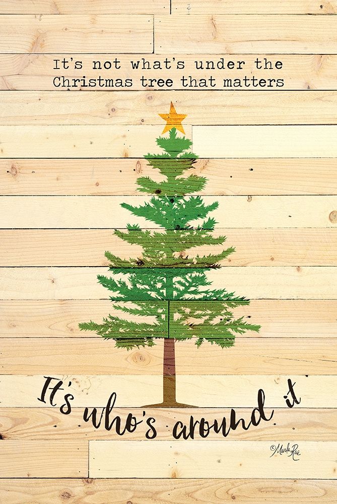 Under the Christmas Tree art print by Marla Rae for $57.95 CAD