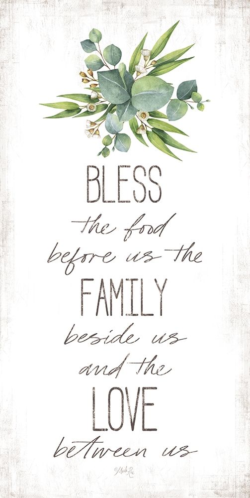 Dinner Blessing art print by Marla Rae for $57.95 CAD