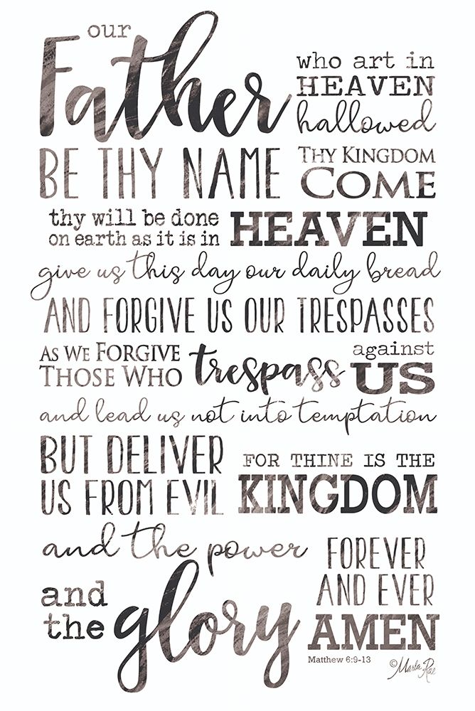 Our Father art print by Marla Rae for $57.95 CAD