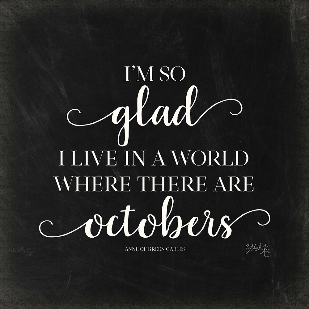 Octobers art print by Marla Rae for $57.95 CAD