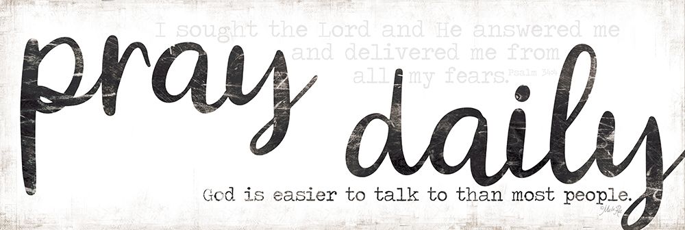 Pray Daily art print by Marla Rae for $57.95 CAD