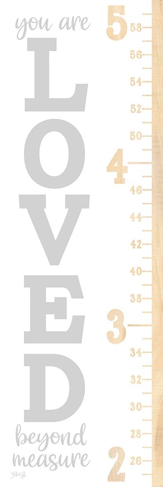 Loved Beyond Measure Growth Chart art print by Marla Rae for $57.95 CAD