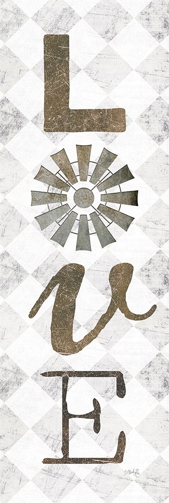Love with Windmill II art print by Marla Rae for $57.95 CAD