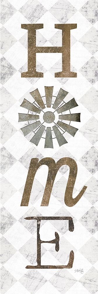 Home with Windmill II art print by Marla Rae for $57.95 CAD
