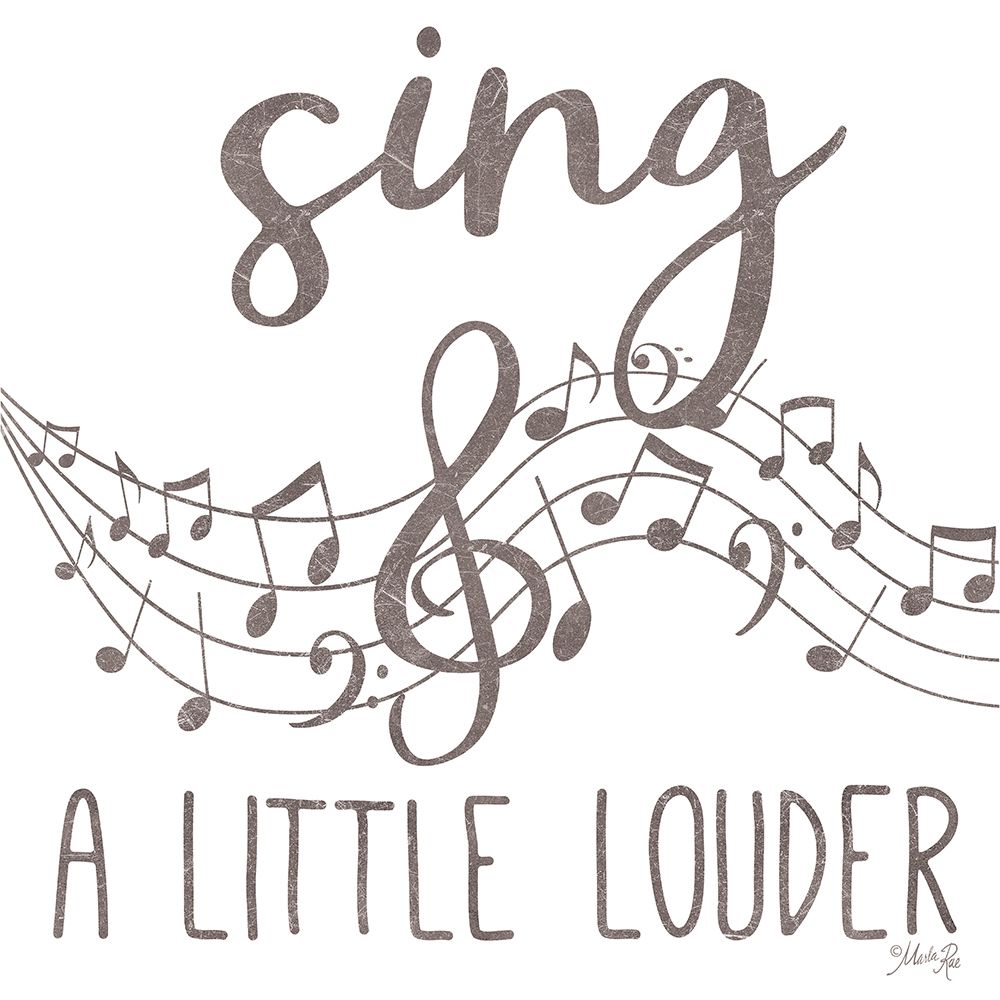 Sing a Little Louder art print by Marla Rae for $57.95 CAD