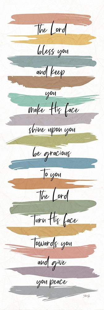 Rainbow Lord Bless You art print by Marla Rae for $57.95 CAD