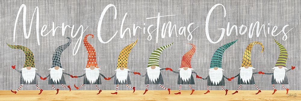 Merry Christmas Gnomies art print by Marla Rae for $57.95 CAD