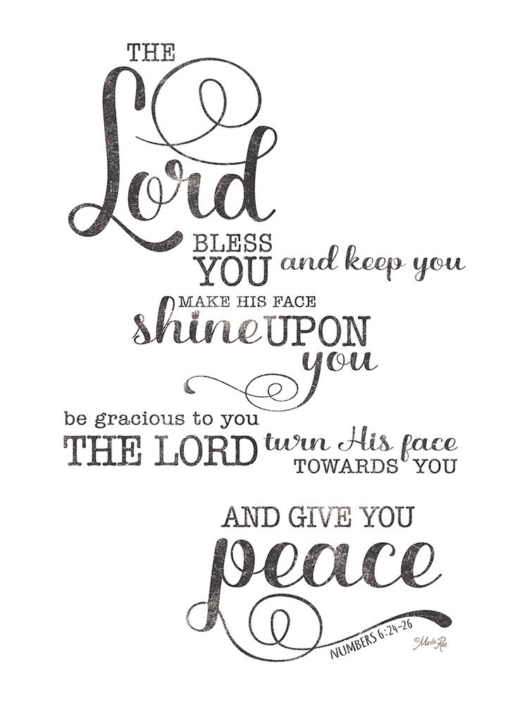 May the Lord Bless You art print by Marla Rae for $57.95 CAD