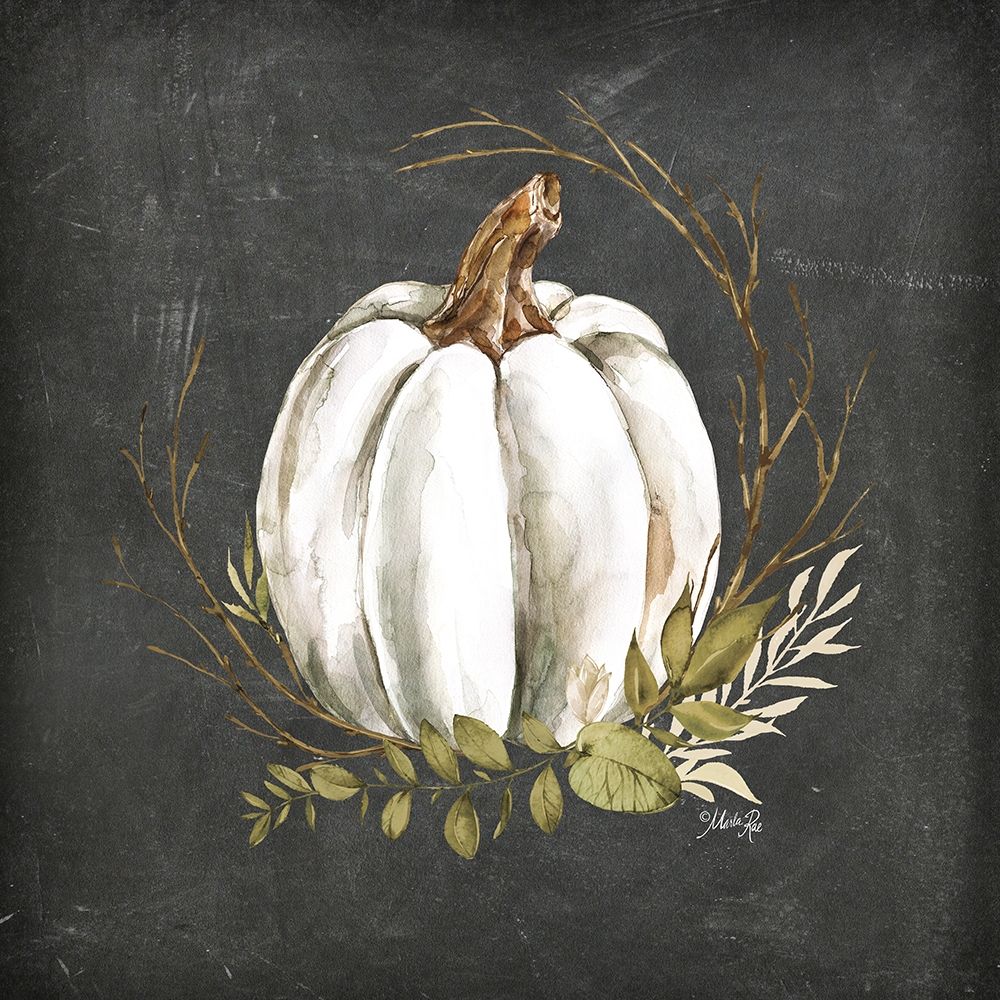 White Pumpkin art print by Marla Rae for $57.95 CAD